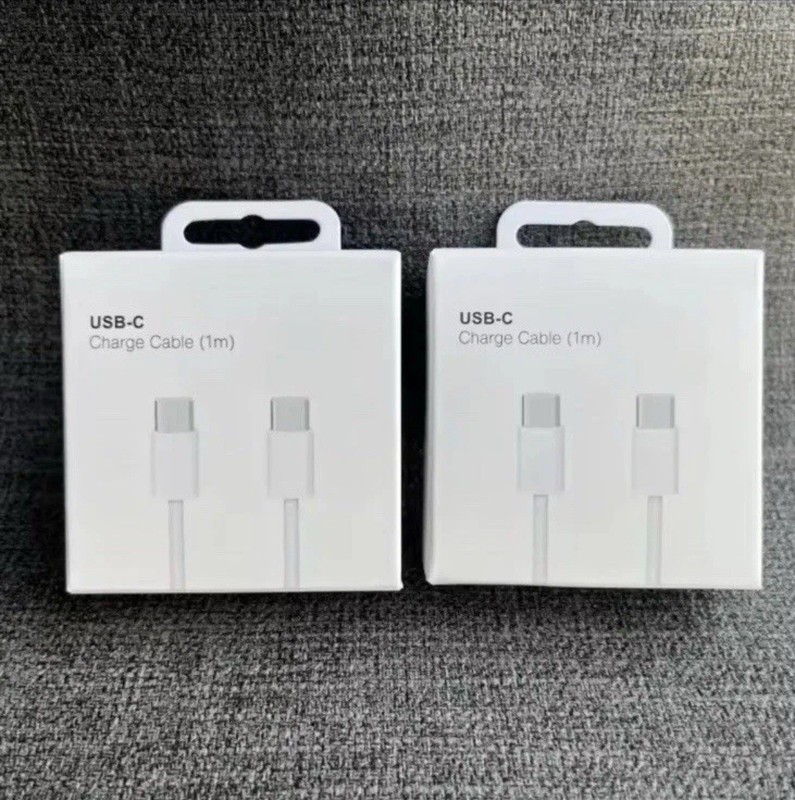 2x iPhone 15 & 16 Pro Max Fast Charging USB Type-C Cables Original Woven