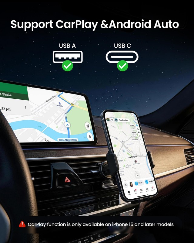 2 in 1 USB A to USB C Data Cable 10Gbps, USB C to USB C 3.2 GEN 2x2 20Gbps Da... gallery