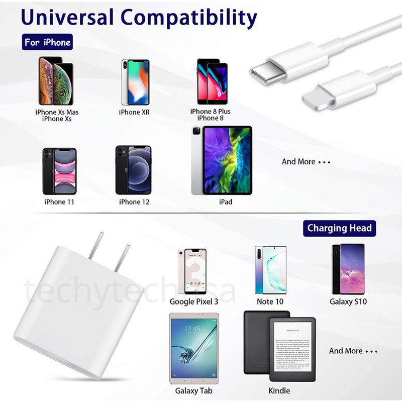 20X Lot 3/6FT PD Fast Charger USB-C to iPhone Cord For Apple 14 13 12 11 X Cable gallery