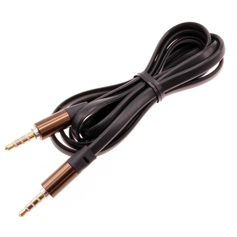Aux Cable 3.5mm Adapter Car Stereo Aux-in Audio Cord Speaker for Cell Phones