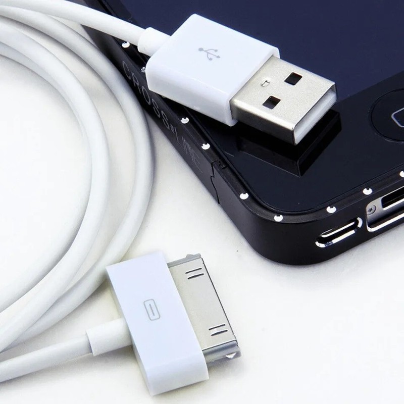 2* USB Data Sync Cable Cord Charger for iPhone 4 4G 4S 3GS iPod Nano Touch 4G gallery