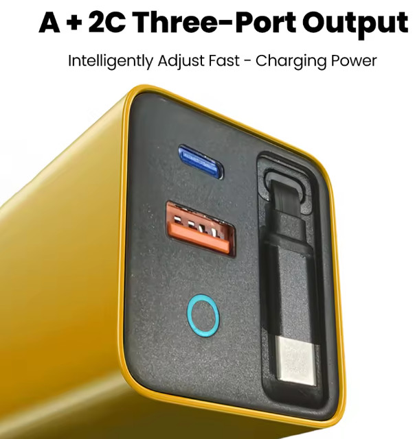 80W Super Fast Charge Type C USB Phone Charger With Telescopic USB C Cable gallery