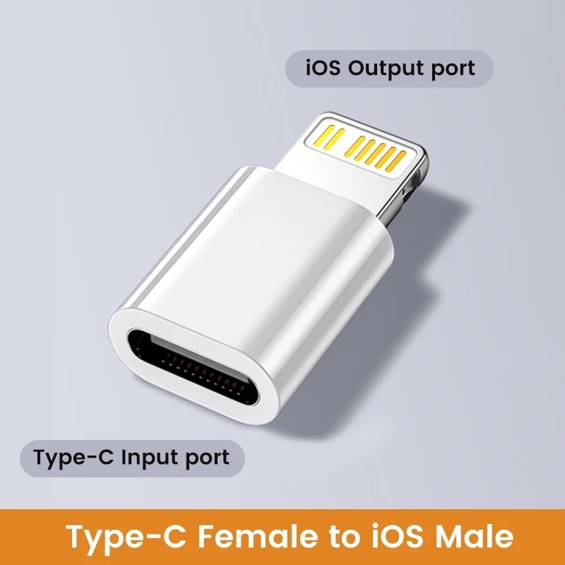 USB C Female to Lightning Male Adapter 1 Pack, Apple MFi Certified gallery