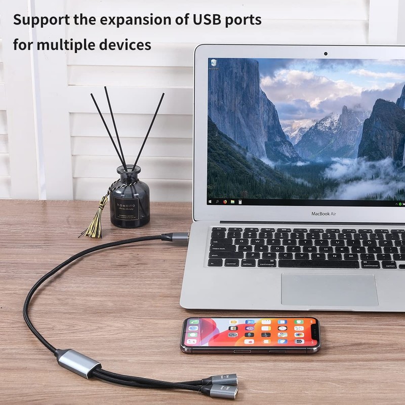 USB 3.0 Splitter Y Cable 3Ft, USB 1 Male to 2 Female Connector, Data and Char... gallery