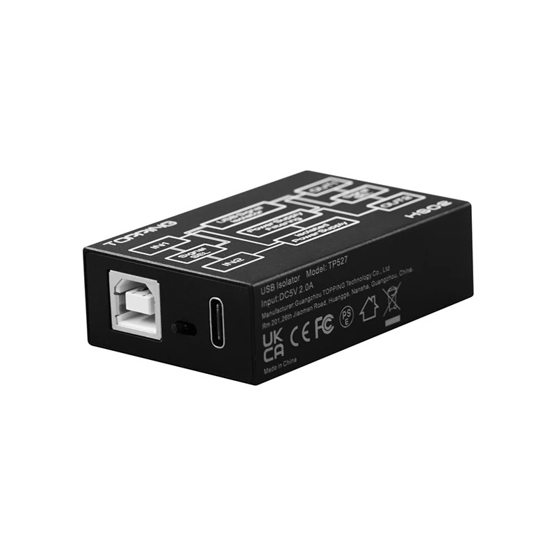 High-performance USB 2.0 Isolator with Low Latency Eliminating Ground Loop Noise