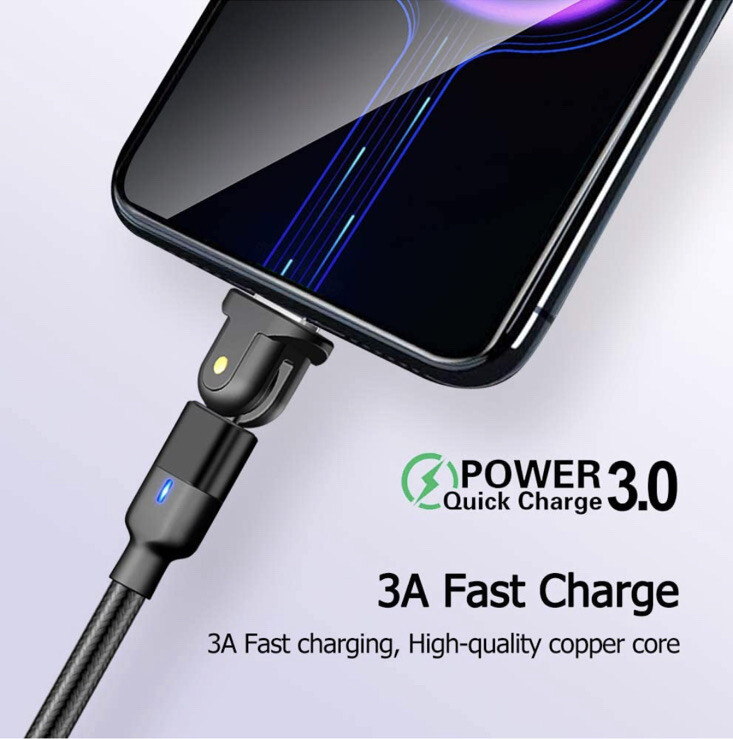 AS type C 180’ rotate usb cable gallery