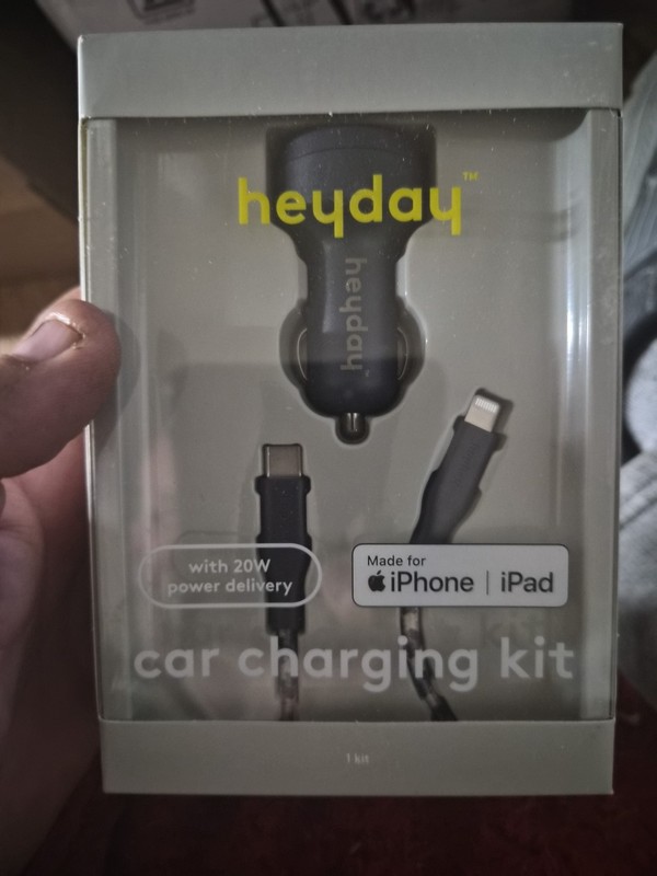 6′ Light to USB-C Power Delivery Car Charging Kit – Heyday Dusk Blue