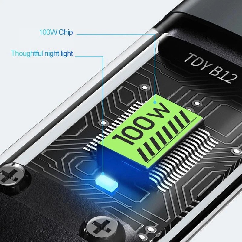 3-in-1 Transparent Luminous Super Fast Charging Cable USB Cable Fast Charging US gallery