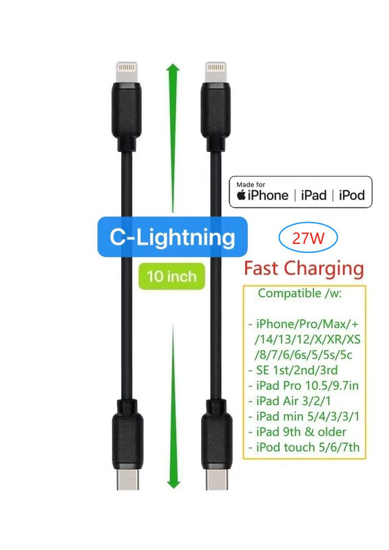 10-Pack Multi Short USB Cables & Typec-C Cables for Charging Stations Compatible gallery