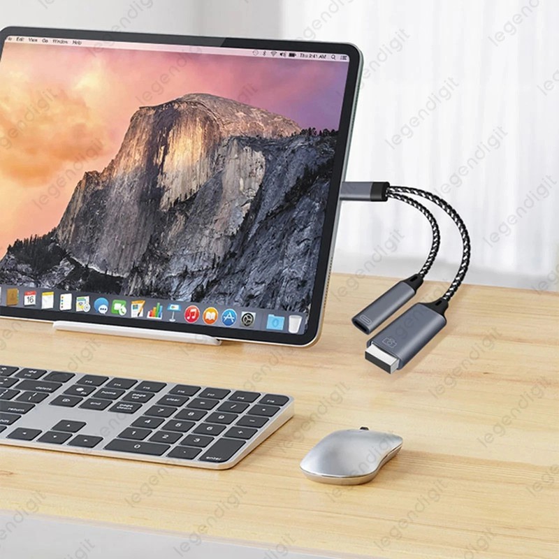 2-in-1 OTG Adapter USB C to USB A Female with 60W PD Fast Charging Port Cable gallery