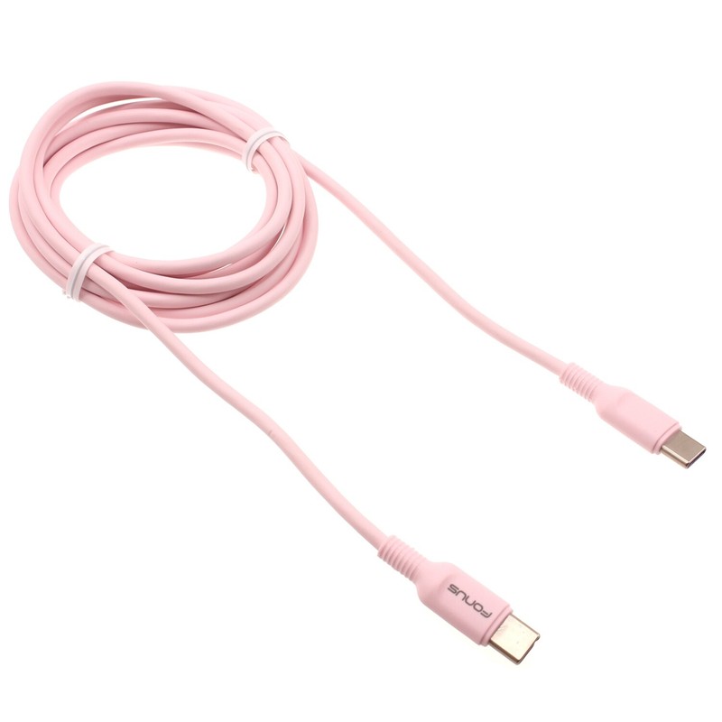 For Samsung Galaxy S24/S25/Plus/Ultra – USB-C to Type-C Pink 6ft Long Cable PD