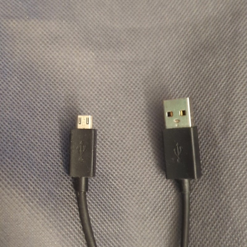 Black USB-A to Micro-USB Charging Cable, Universal, Less Than 10ft