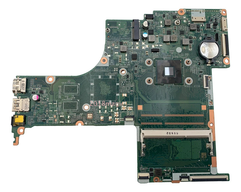 809323-601 809323-501 809323-001 DAX13AMB6E0 For HP 17-G w/N3700 CPU Motherboard