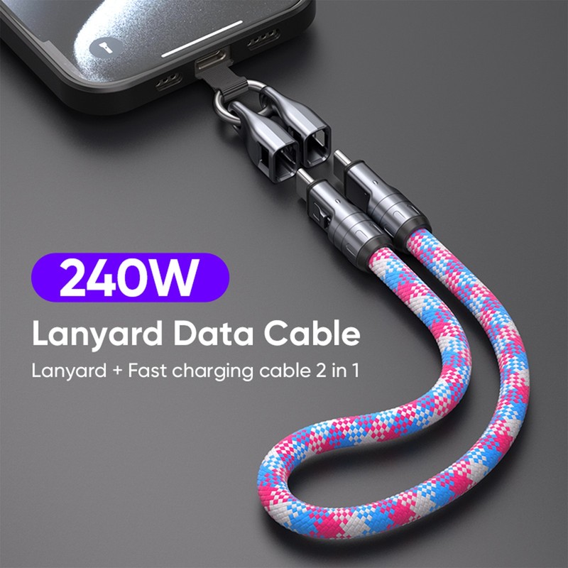 Phone Lanyard Charging Cable Fast Charging For Smartphones 0. Easy To Use gallery