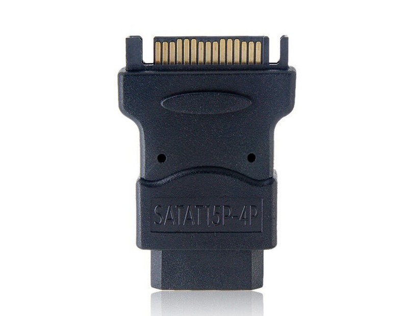 SATA (Male)Power Cable to Molex 4-pin IDE Drive Adapter for Hard Disk PC gallery