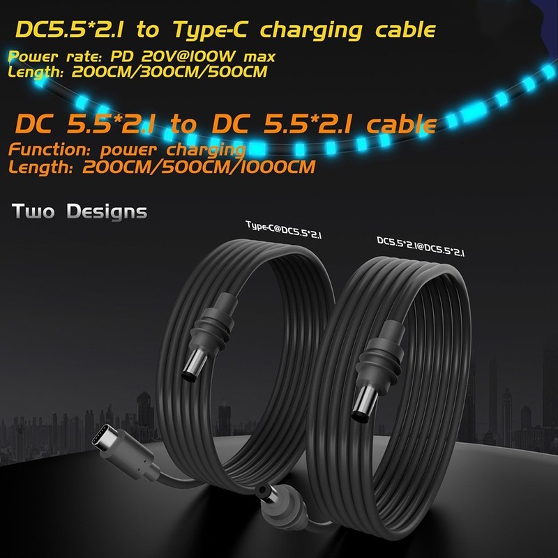 Dependable Waterproof DC Power Cable for Starlink for mini with Size Choices gallery