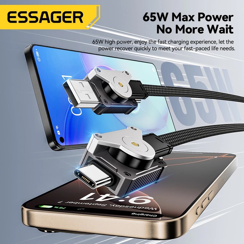 65W 4 in 1 USB Type C Charger Cable PD Fast Charging Wire Cord For iPhone 16 15 gallery
