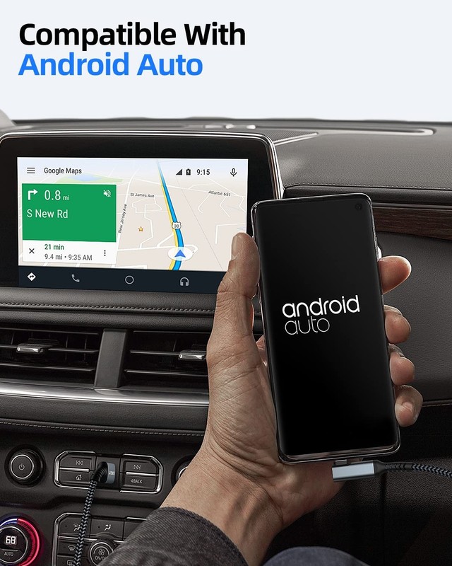 High-Speed 0.5m USB A to C Cable for Android Auto - 3A Fast Charge & 10Gbps gallery