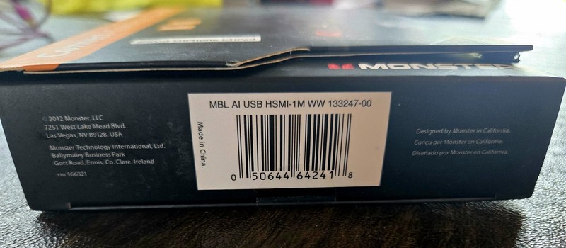 Monster Connect2 2-in-1 Cable Micro USB & Apple 30-Pin Dock Connector NIB NOS gallery