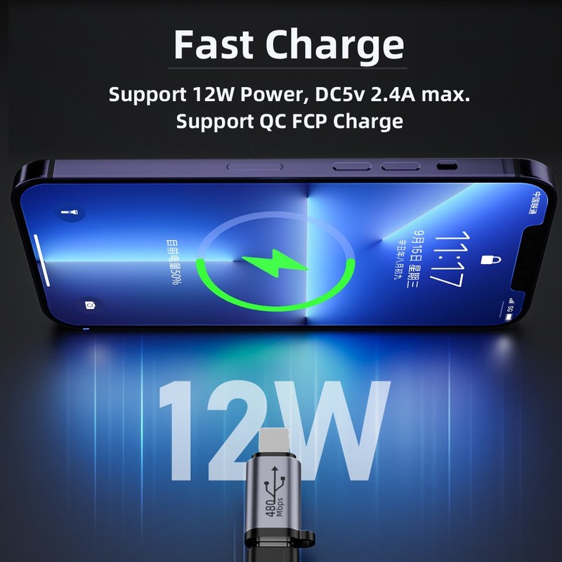 Chenyang 2pcs/lot USB2.0 Power Data Adapter with Chain Holes gallery