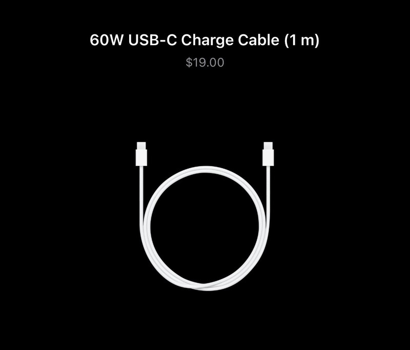 Apple USB-C to C Charge Cable 1M ‎3 FT Woven Braided MQKJ3AM/A Original