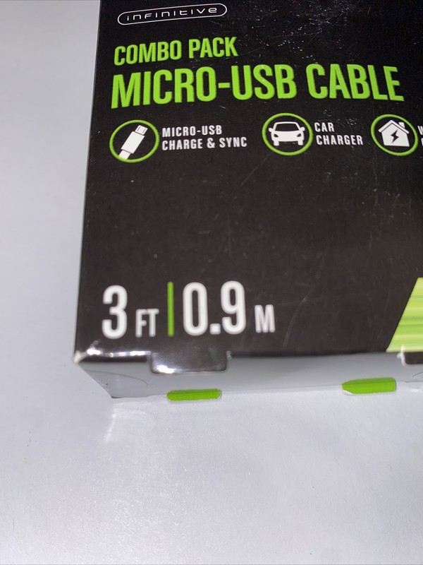 Infinitive Combo Pack Micro-USB Charge & Sync Cable/Wall Charger/Car Charger gallery