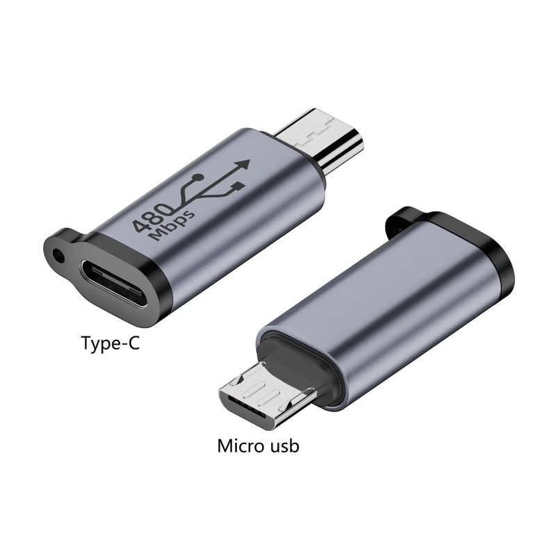 USB C Micro USB Mini USB Adapter Converter OTG Connector Fast Charge Data