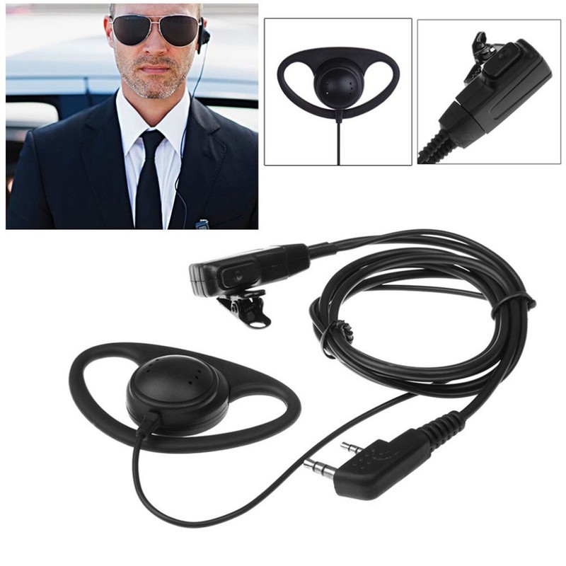 2 PIN MICROPHONE HEADSET FOR KENWOOD PUXING WOUXUN QUANSHENG FDC LUTHOR BAOFEN