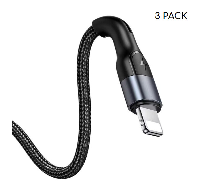 3 Pack Fast Charging & Data Sync iPhone Lighting Cable 3 Feet gallery