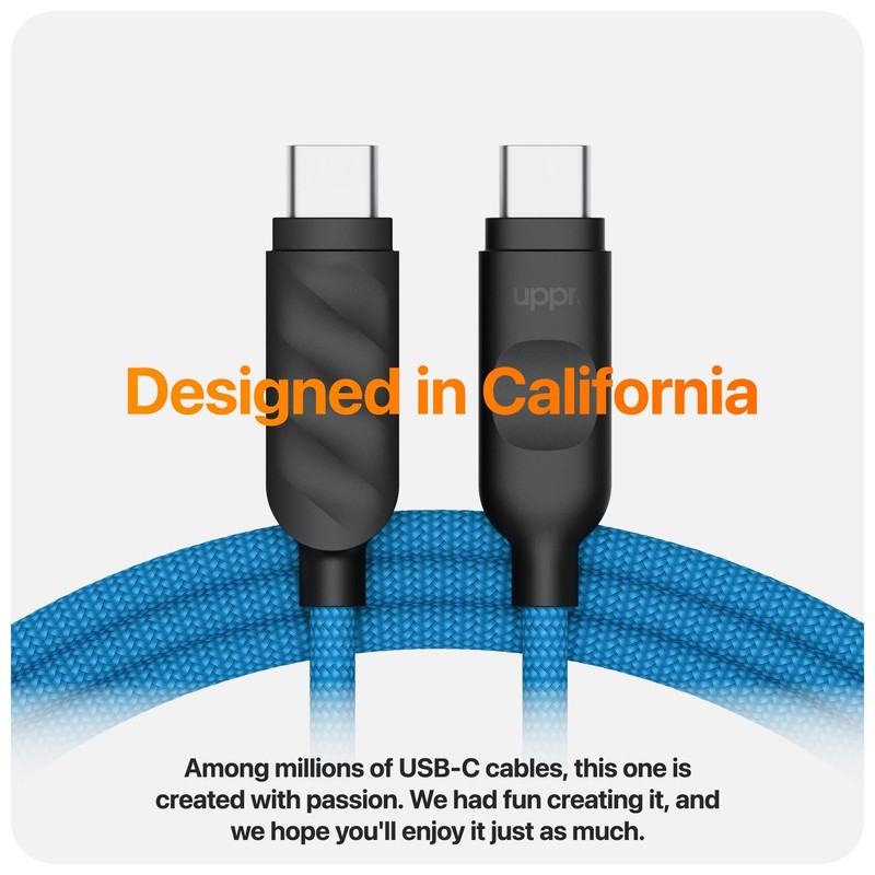 Designs Premium Braided USB-to USB-Cable, Fast 60W Charging, with iPhone 15 1... gallery