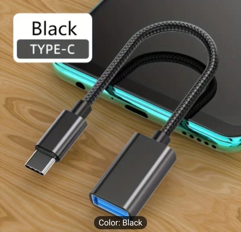 USB-C 3.1 Type C Male to USB 3.0 Type A Female OTG Adapter Converter Cable Cord