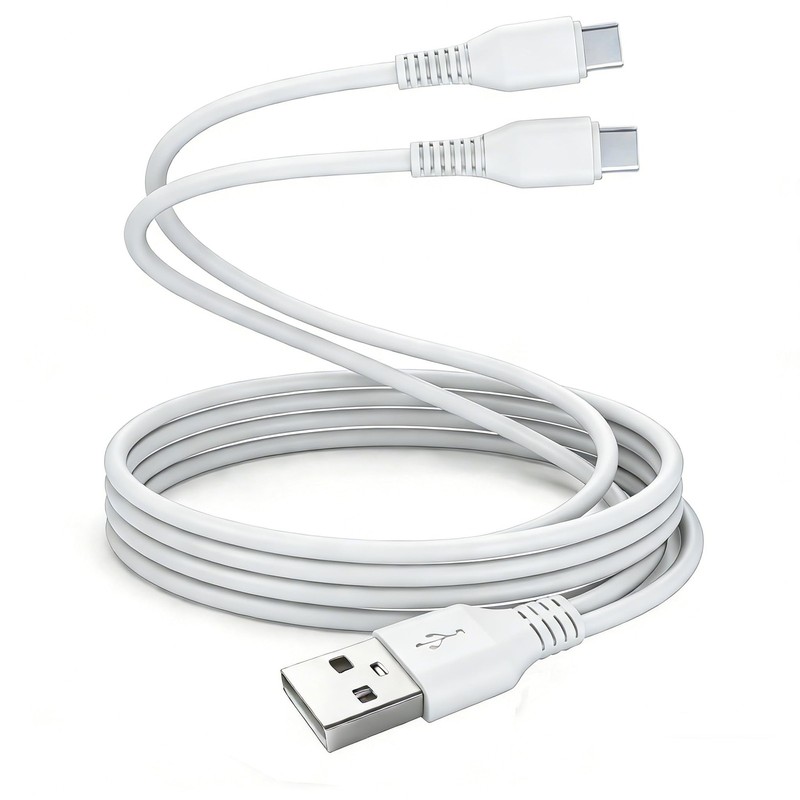 USB C Splitter Cable, 3FT 2 in 1 Multi Charging Cable Type A to USB-C Chargin…