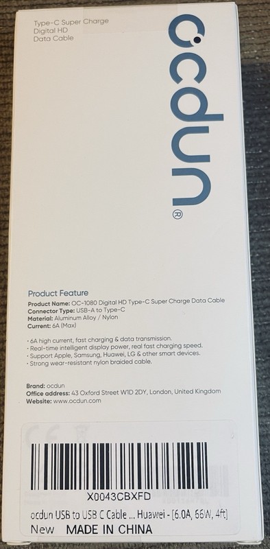Type-C Super Charge Digital HD Data Cable - New Sealed Box gallery