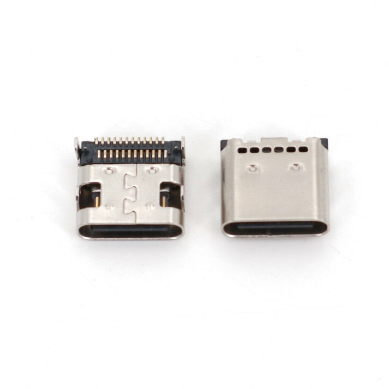 10Pcs USB 3.1 Type-C 24Pin SMT Female PCB Charging Socket Connector Plug DIY d gallery
