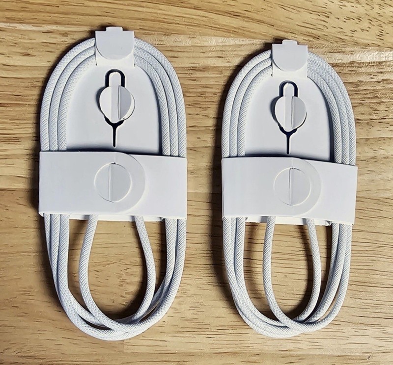 2x OEM Iphone 15.,16,17 Pro Max USB Type C Cables Original Woven 60W PD Quick