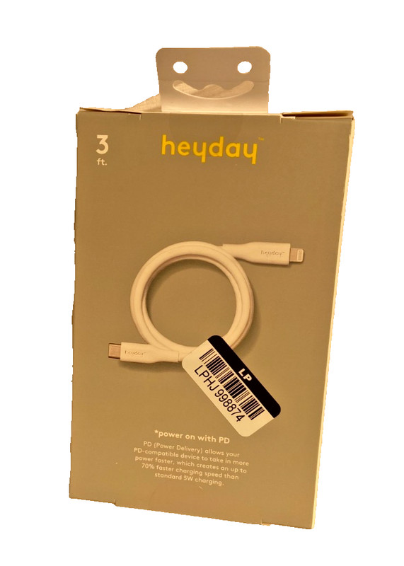 Heyday 3 FT Fast Charging Cable USB-C To USB-C, White gallery