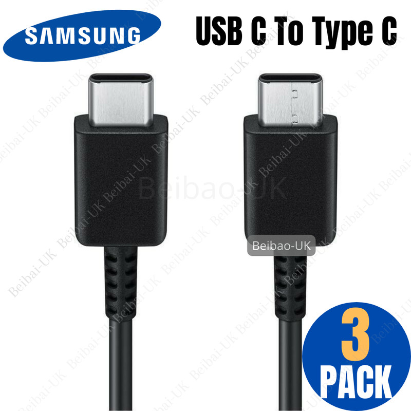 3Pack For Samsung USB C To Type USB-C Cable PD Fast Charging Android Charger 3ft
