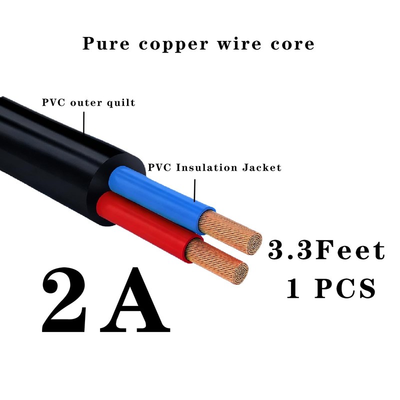 5V DC Power Cord, USB to DC 3.5mm x 1.35mm Round Barrel Charger Cable for Too... gallery