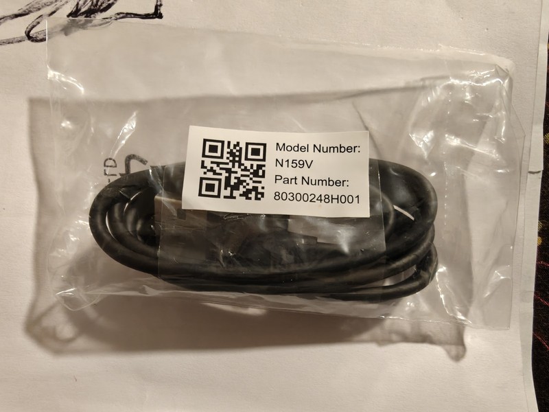 HMD N159V (HAD-010U) Phone Charger 10W (5V 2A) USB-A To USB-C Black Brand New gallery