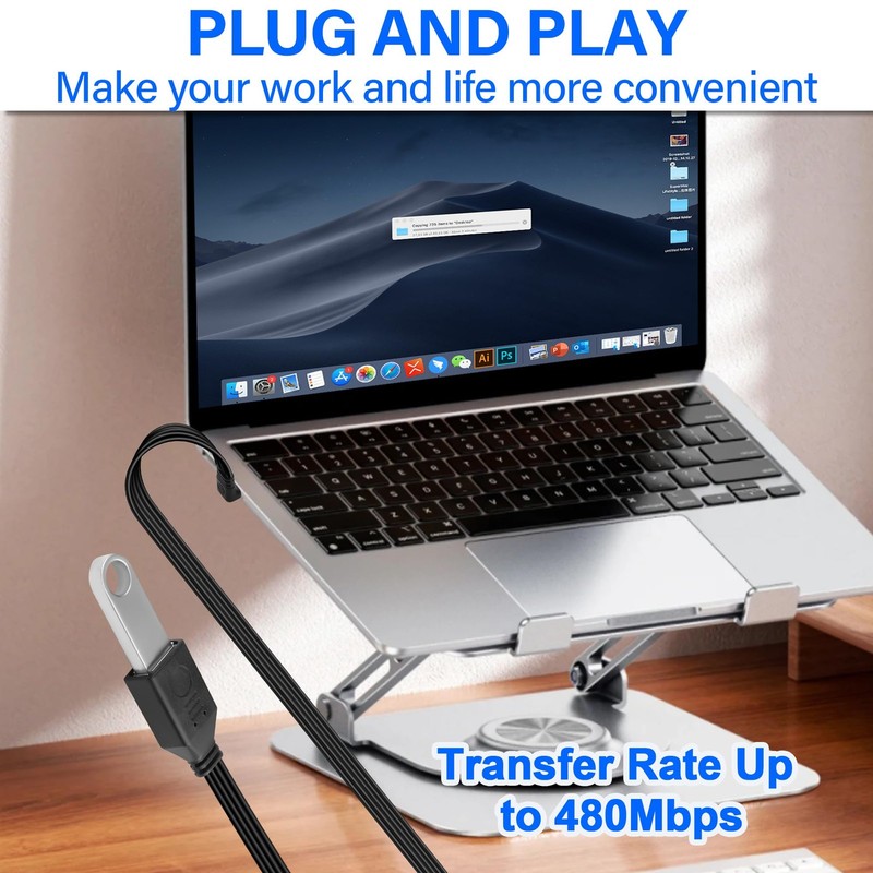 90 Degree Right Angle USB C2.0 Cable Type C to USB Female OTG Adapter Cable U... gallery
