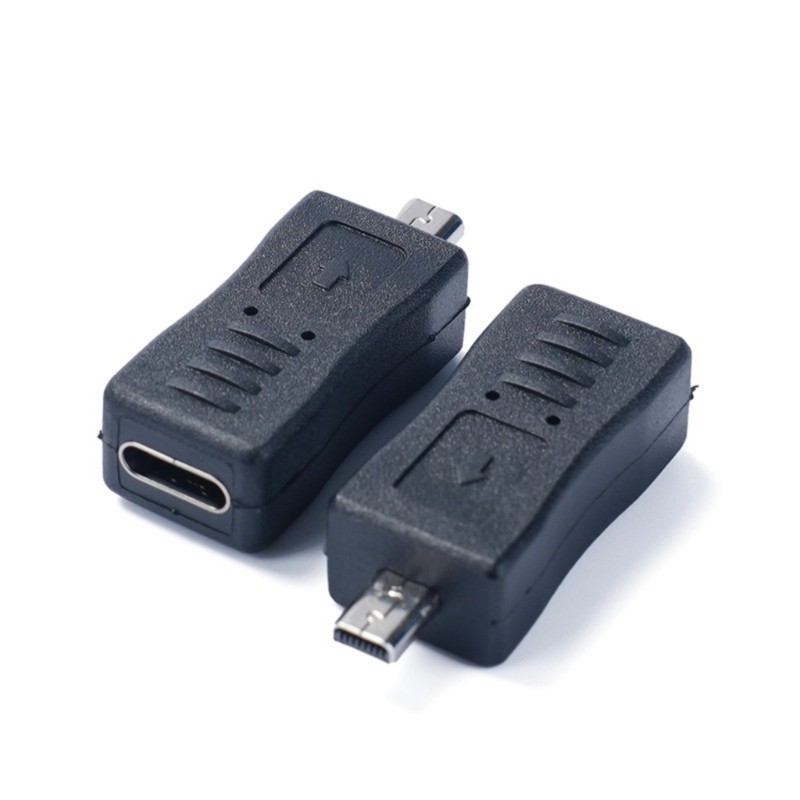 USB Type C Female to Mini 8Pin Male Converters Adapter for Digital Devices
