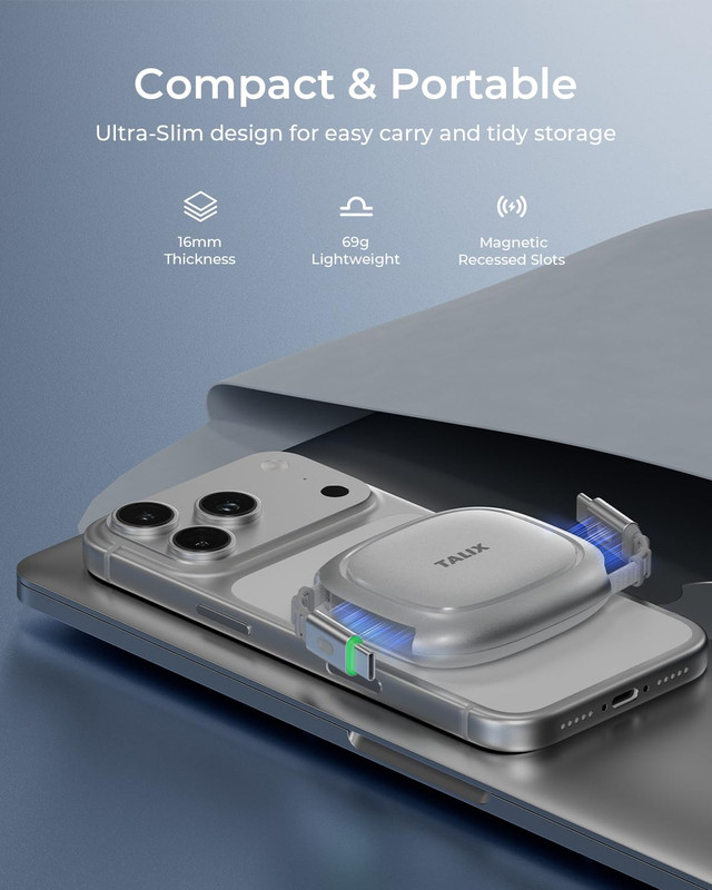 TALIX 240W Retractable USB C Cable, PD 3.2 Fast Charging USB C to USB C Cable wi gallery