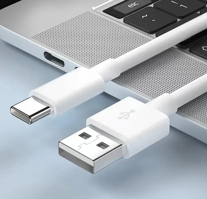 USB-A to USB-C Android Charging & Data Cable 3FT White For Samsung S23 S22 S24 gallery