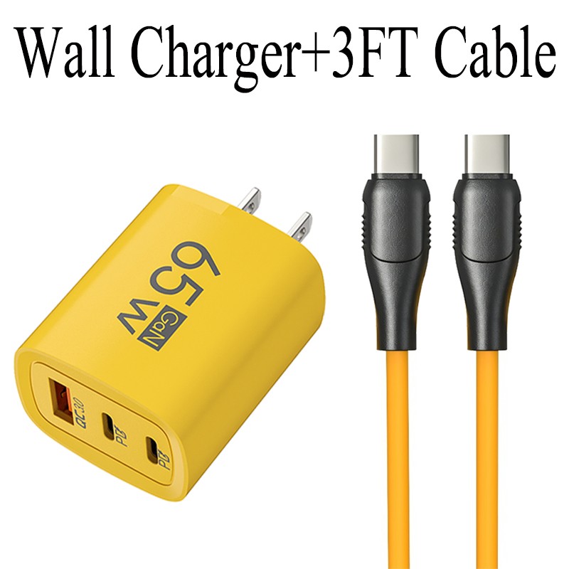 65W Super Fast Charging USB Type C Wall Charger For Google Pixel 10 9 Pro XL 8 7