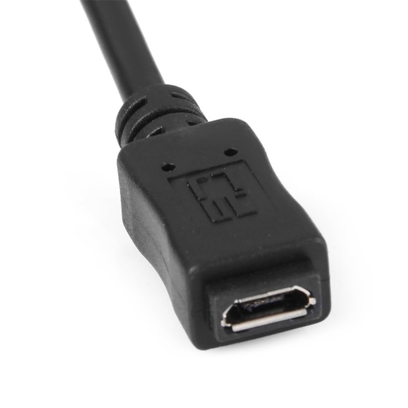 Micro USB 2.0 5Pin Male to Female Cable Full Pin Connected Extension 50cm gallery