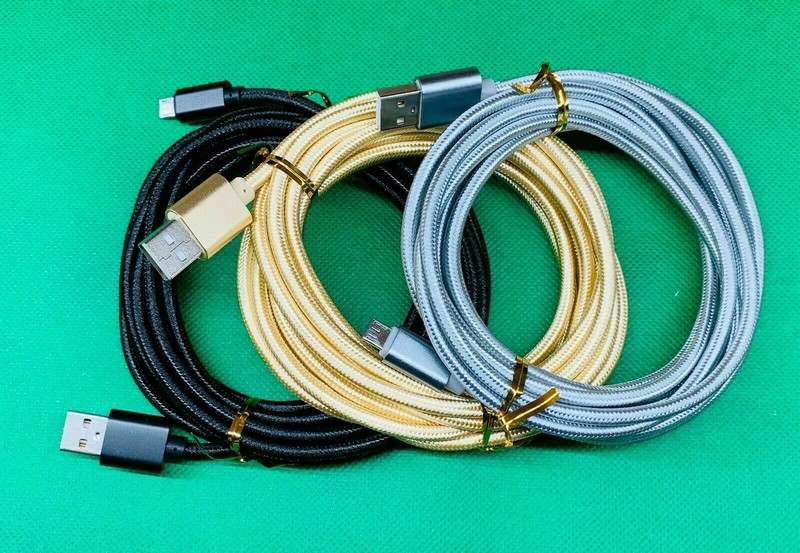 LOT 3/6/10Ft Micro USB 3.0 Fast Charger Data Sync Cable Cord LG HTC Android gallery