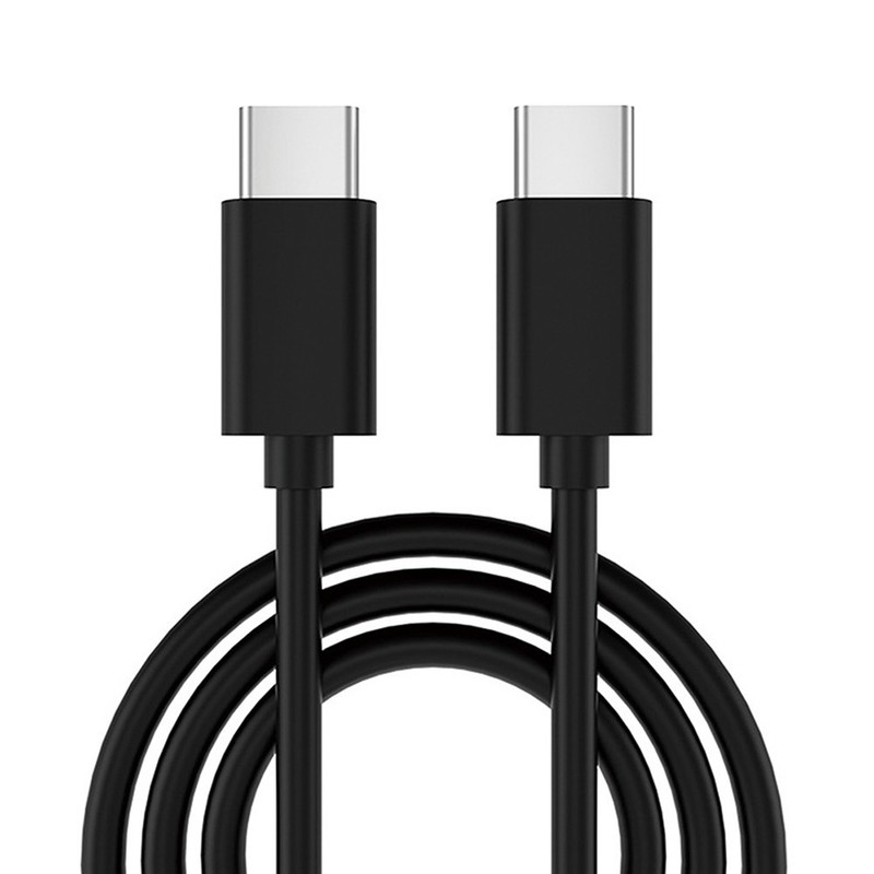 Phone Charging Cable Type-C Black Thickened Wire with Firm Plating Port