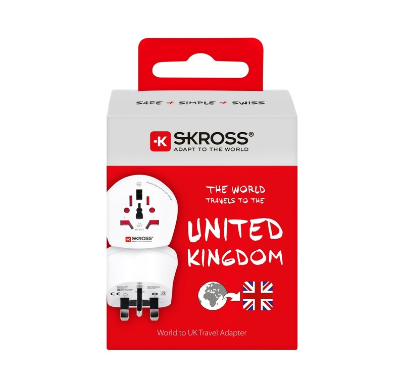 Skross World to Europe and UK White Travel Charging Adapter Combo gallery