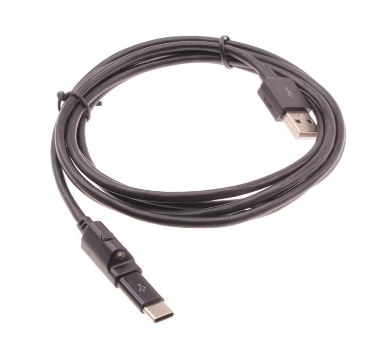 For Galaxy Z Flip7/FE - 2-in-1 6ft Long USB Cable Micro-USB and USB-C Type-C gallery