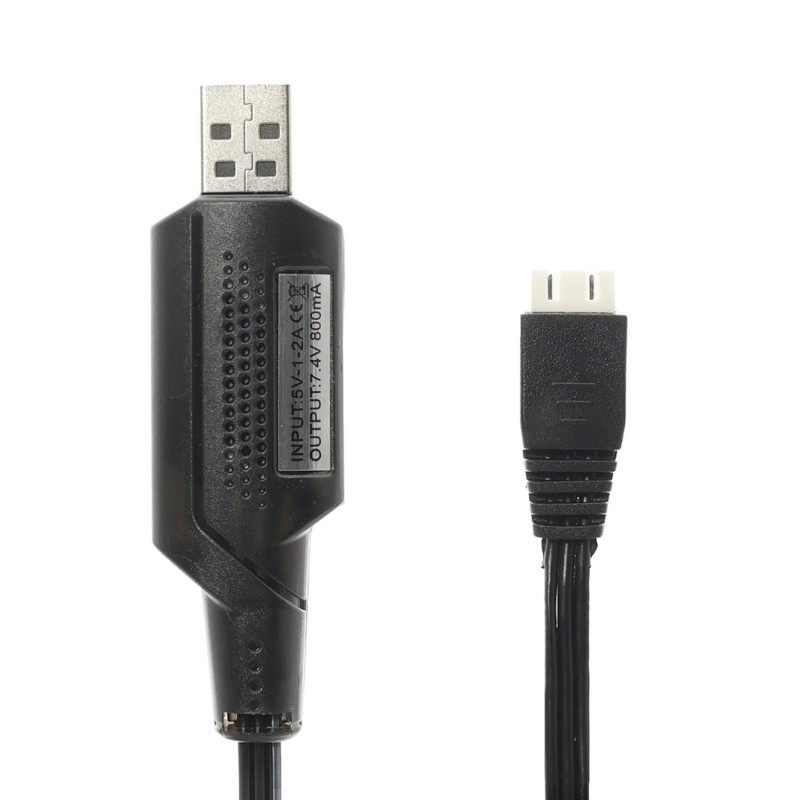 7.4V USB Charging Cable with XH3P Connectors For Remote Excavators Trucks Boats gallery